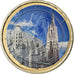 Österreich, Cathédrale Vienne, 2 Euro, 2010, Colorised, VZ, Bi-Metallic