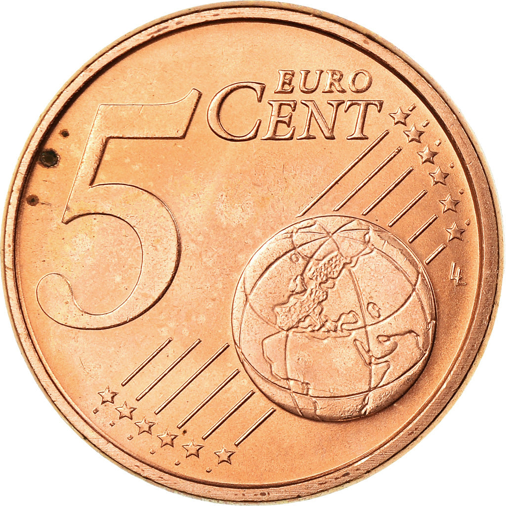 Italia, 5 Euro Cent, Coliseum, 2008, Colorised, SPL-, Acciaio placcato rame