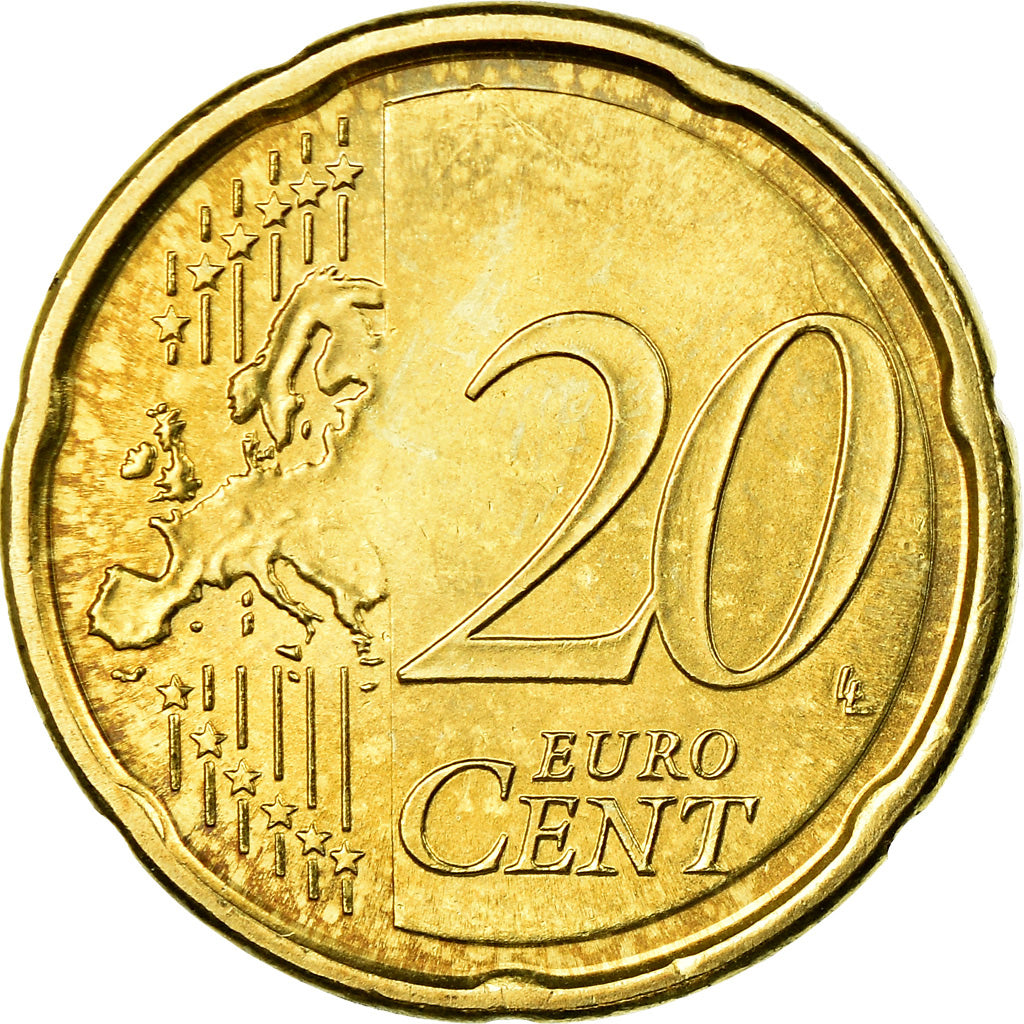 Italy, 20 Euro Cent, Coliseum, 2008, Colorised, AU(55-58), Brass, KM:248