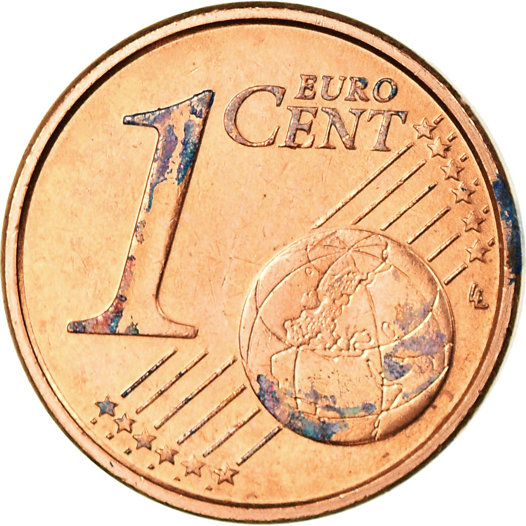 Italy, Euro Cent, Coliseum, 2009, Colorised, AU(55-58), Copper Plated Steel