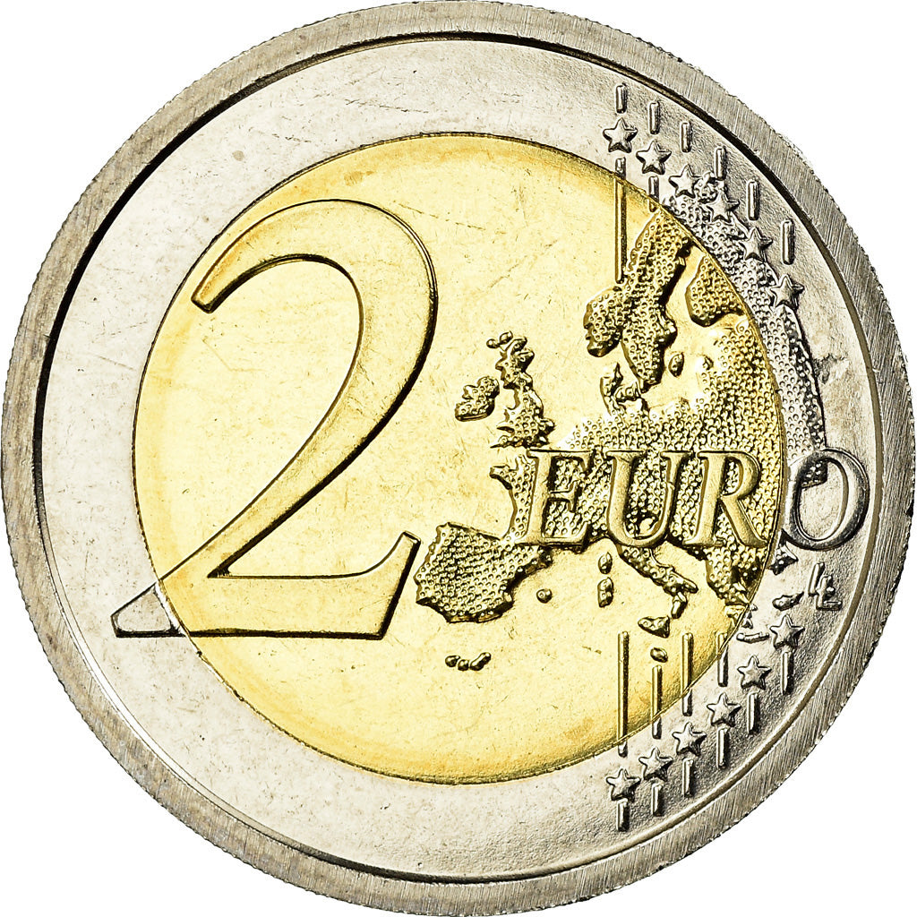 Italy, 2 Euro, Coliseum, 2010, Colorised, AU(55-58), Bi-Metallic, KM:251