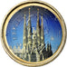 Espanha, 2 Euro, Sagrada Familia, 2010, Colorised, AU(55-58), Bimetálico