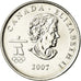 Münze, Kanada, Elizabeth II, Biathlon, 25 Cents, 2007, Royal Canadian Mint