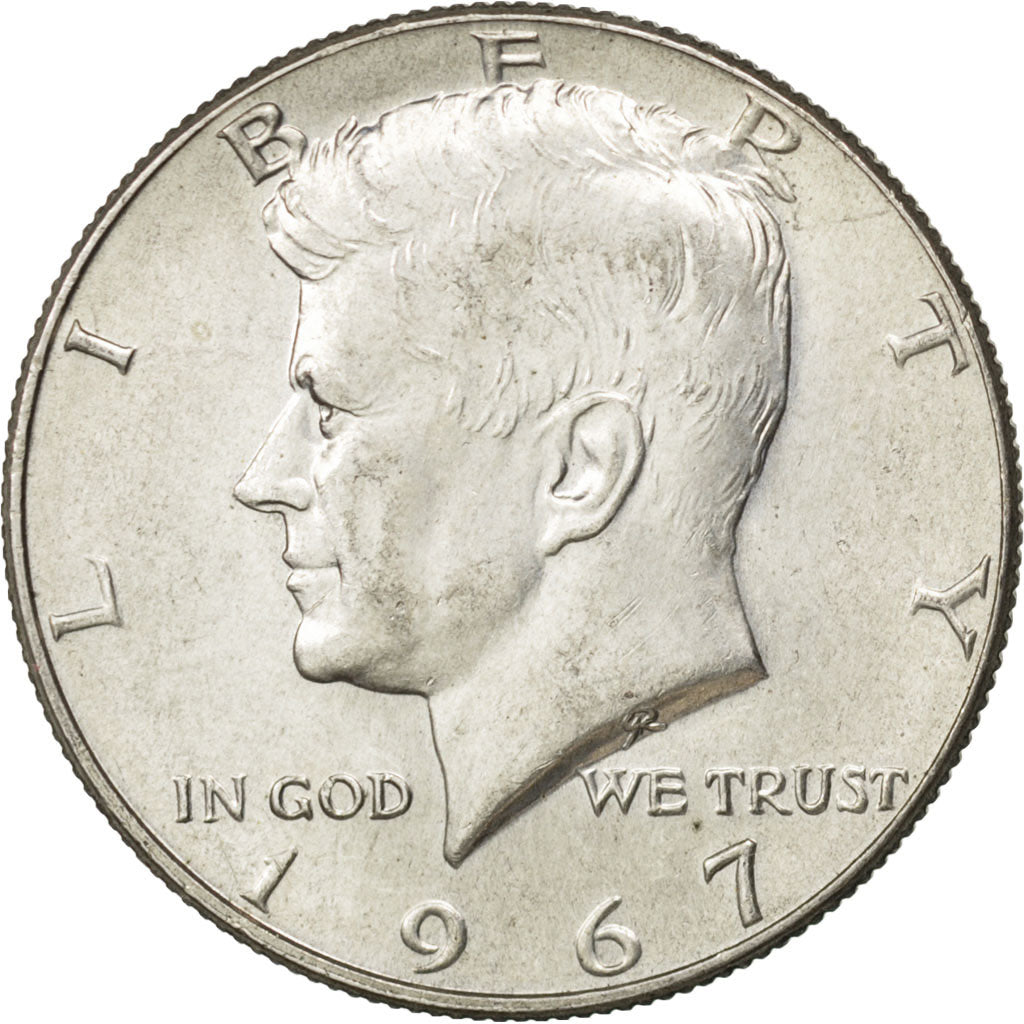 UNITED STATES, Kennedy Half Dollar, Half Dollar, 1967, U.S. Mint, KM #202a,...