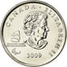 Coin, Canada, Elizabeth II, Sledge hockey, 25 Cents, 2009, MS(63), Nickel plated