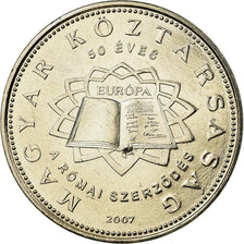 Coin, Hungary, 50 Forint, 2007, AU(55-58), Copper-nickel, KM:805