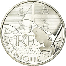 France, 10 Euro, 2010, Martinique, MS(63), Silver, KM:1662