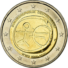 Niemcy, 2 Euro, EMU, 2009, Stuttgart, MS(63), Bimetaliczny