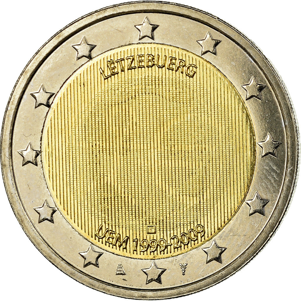 Luxembourg, 2 Euro, EMU, 2009, MS(63), Bi-Metallic