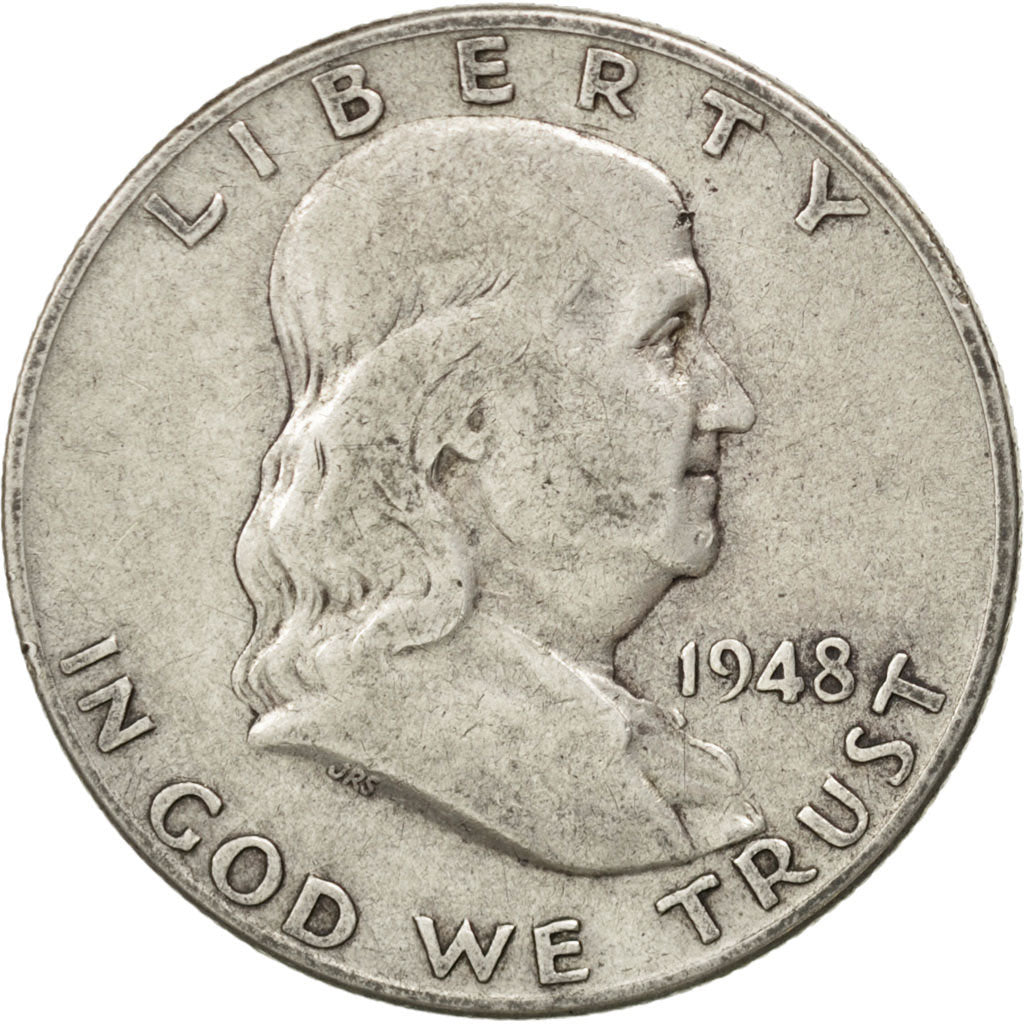 UNITED STATES, Franklin Half Dollar, Half Dollar, 1948, U.S. Mint, KM #199,...