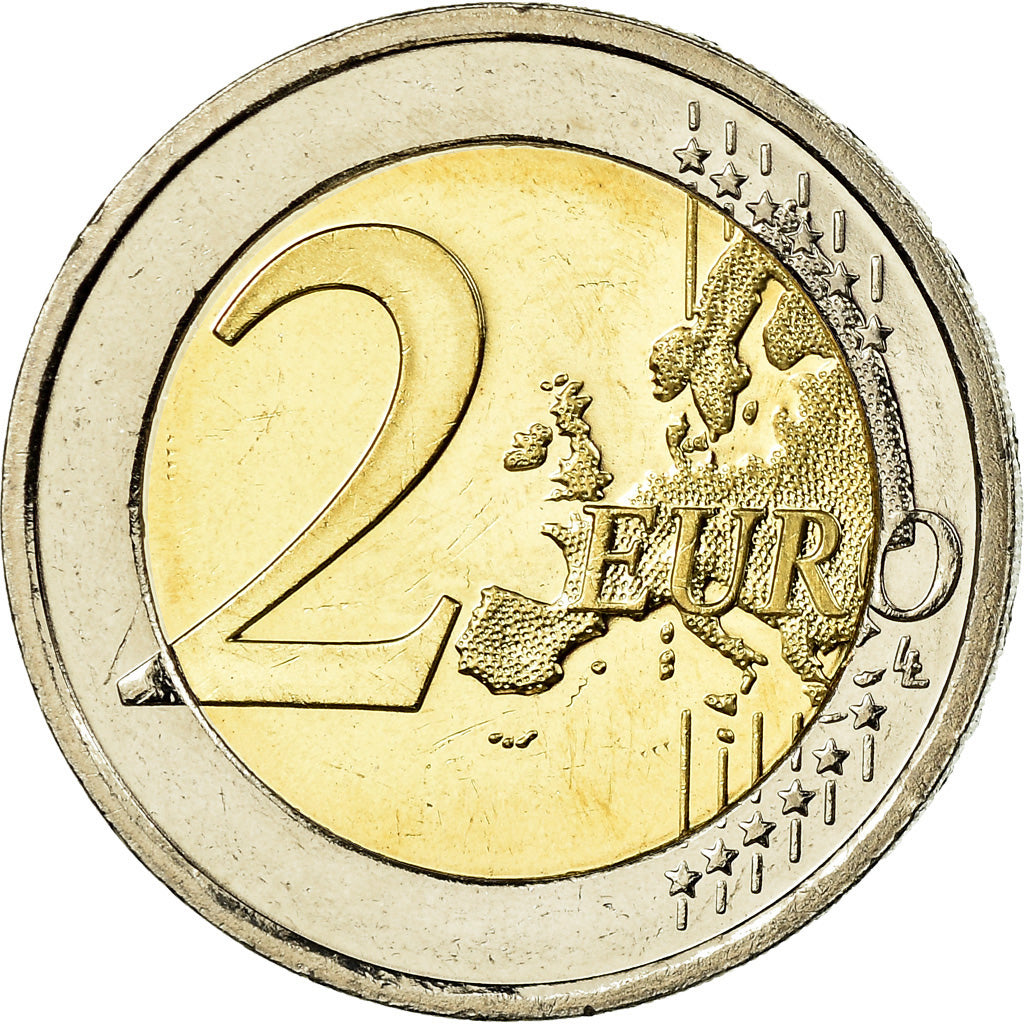 IRELAND REPUBLIC, 2 Euro, EMU, 2009, MS(63), Bi-Metallic