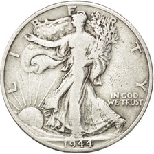 UNITED STATES, Walking Liberty Half Dollar, Half Dollar, 1944, U.S. Mint, KM...