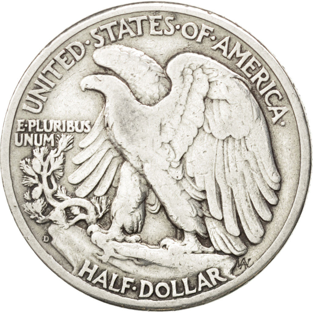 UNITED STATES, Walking Liberty Half Dollar, Half Dollar, 1944, U.S. Mint, KM...