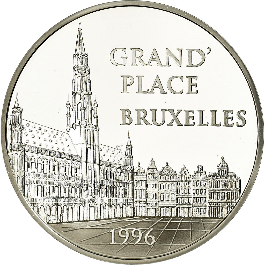 Coin, France, 100 Francs-15 Euro, 1996, Paris, MS(65-70), Silver, KM:1142