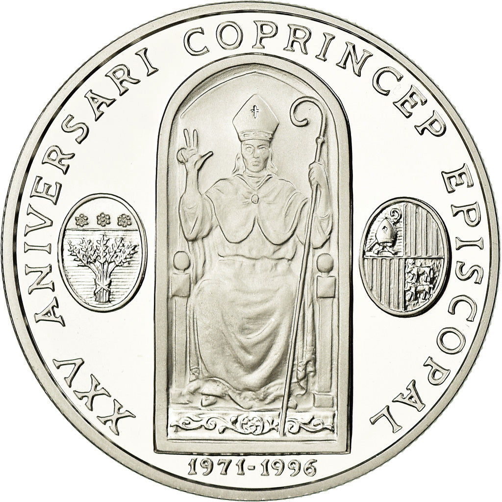 Moneda, Andorra, 10 Diners, 1996, FDC, Plata, KM:125