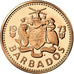 Coin, Barbados, Cent, 1973, Franklin Mint, Proof, MS(65-70), Bronze, KM:10