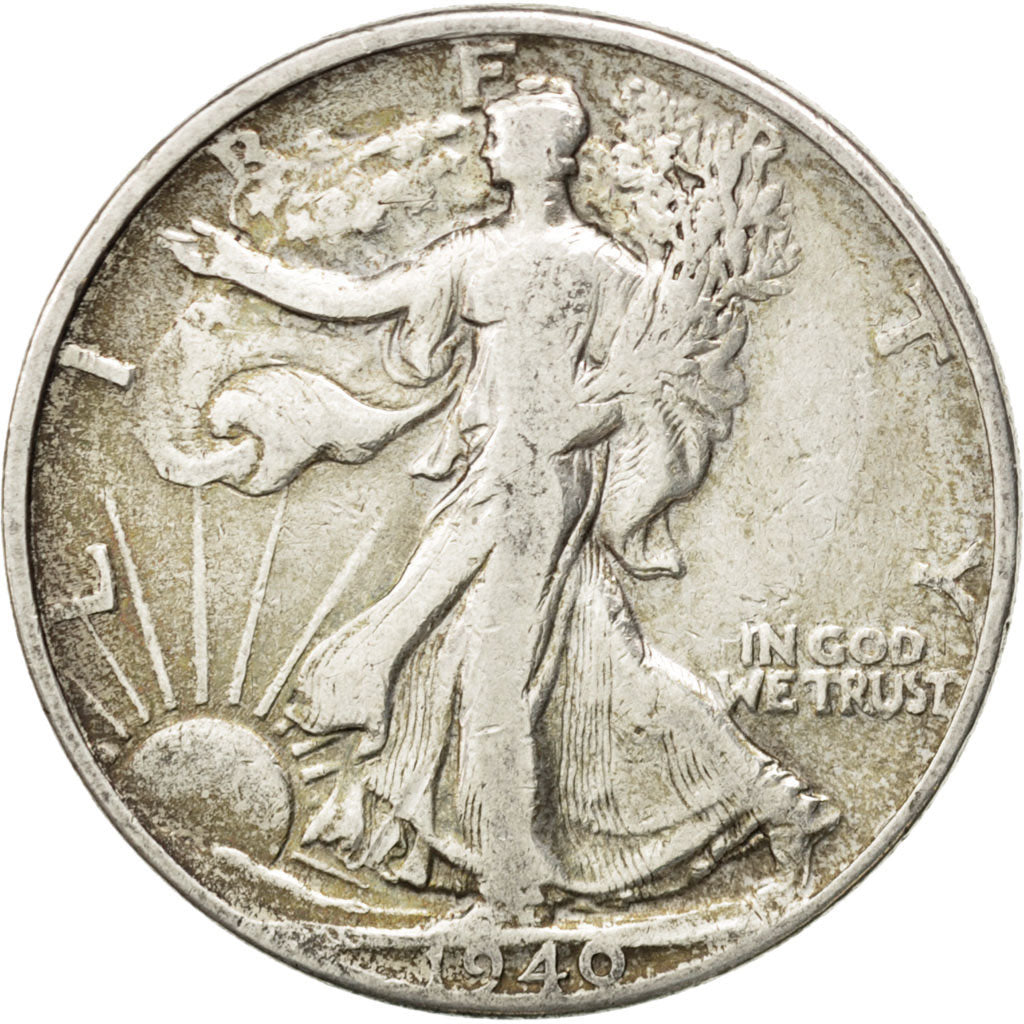 UNITED STATES, Walking Liberty Half Dollar, Half Dollar, 1940, U.S. Mint, KM...
