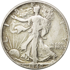 UNITED STATES, Walking Liberty Half Dollar, Half Dollar, 1940, U.S. Mint, KM...
