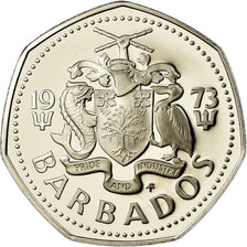 Coin, Barbados, Dollar, 1973, Franklin Mint, Proof, MS(65-70), Copper-nickel