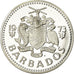 Moneta, Barbados, 10 Dollars, 1973, Franklin Mint, Proof, MS(65-70), Srebro