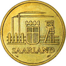 Münze, SAARLAND, 50 Franken, 1954, Paris, SS, Aluminum-Bronze, KM:3