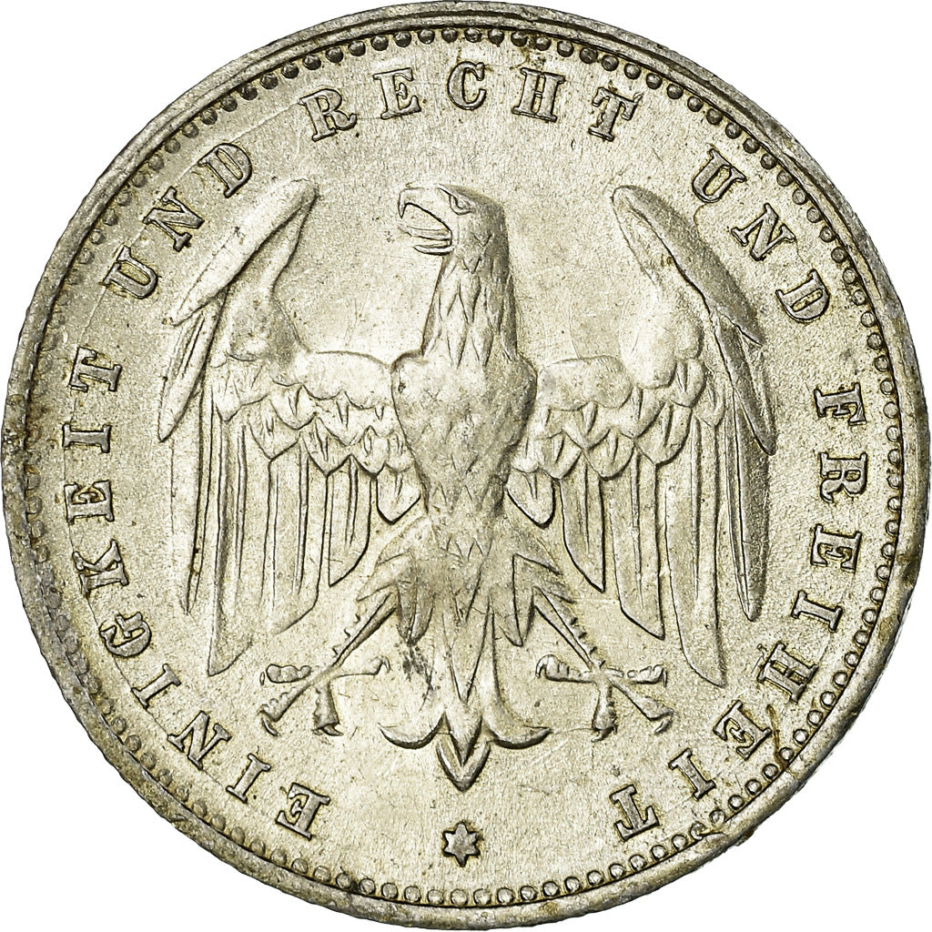 Coin, GERMANY, WEIMAR REPUBLIC, 200 Mark, 1923, Berlin, AU(55-58), Aluminum