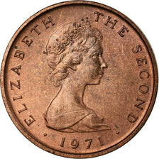 Monnaie, Isle of Man, Elizabeth II, 1/2 New Penny, 1971, SPL, Bronze, KM:19