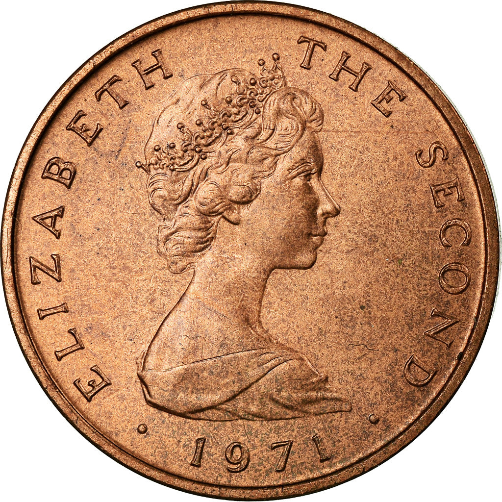 Monnaie, Isle of Man, Elizabeth II, New Penny, 1971, SPL, Bronze, KM:20