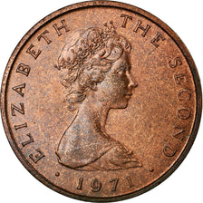 Coin, Isle of Man, Elizabeth II, 2 New Pence, 1971, Pobjoy Mint, AU(55-58)