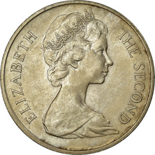 Moneda, Isla de Man, Elizabeth II, Crown, 1970, Pobjoy Mint, EBC, Cobre -