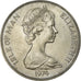 Moeda, Ilha de Man, Elizabeth II, Crown, 1974, Pobjoy Mint, AU(55-58)