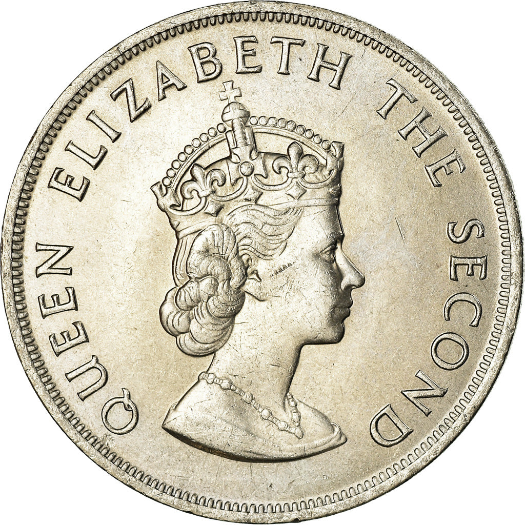 Monnaie, Jersey, Elizabeth II, 5 Shilling, 1966, SUP, Copper-nickel, KM:28