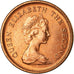 Coin, Jersey, Elizabeth II, 1/2 New Penny, 1971, MS(63), Bronze, KM:29