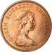 Coin, Jersey, Elizabeth II, 2 New Pence, 1971, MS(63), Bronze, KM:31