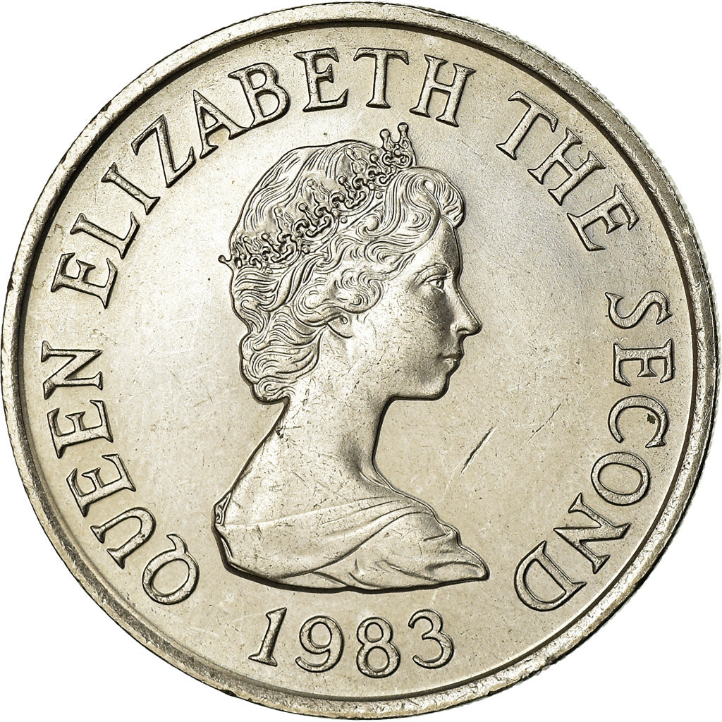 Monnaie, Jersey, Elizabeth II, 10 Pence, 1983, SUP, Copper-nickel, KM:57.1