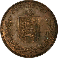 Moneta, Guernsey, 8 Doubles, 1938, Heaton, Birmingham, BB, Bronzo, KM:14