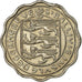 Coin, Guernsey, Elizabeth II, 3 Pence, 1959, AU(55-58), Copper-nickel, KM:18