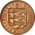 Coin, Guernsey, Elizabeth II, 4 Doubles, 1956, MS(63), Bronze, KM:15