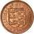 Coin, Guernsey, Elizabeth II, 1/2 New Penny, 1971, MS(63), Bronze, KM:20