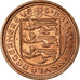 Coin, Guernsey, Elizabeth II, 1/2 New Penny, 1971, MS(63), Bronze, KM:20