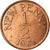 Coin, Guernsey, Elizabeth II, 1/2 New Penny, 1971, MS(63), Bronze, KM:20
