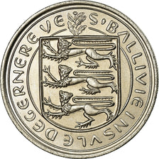 Coin, Guernsey, Elizabeth II, 10 New Pence, 1968, MS(63), Copper-nickel, KM:24
