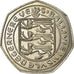 Monnaie, Guernsey, Elizabeth II, 50 New Pence, 1969, SPL, Copper-nickel, KM:25