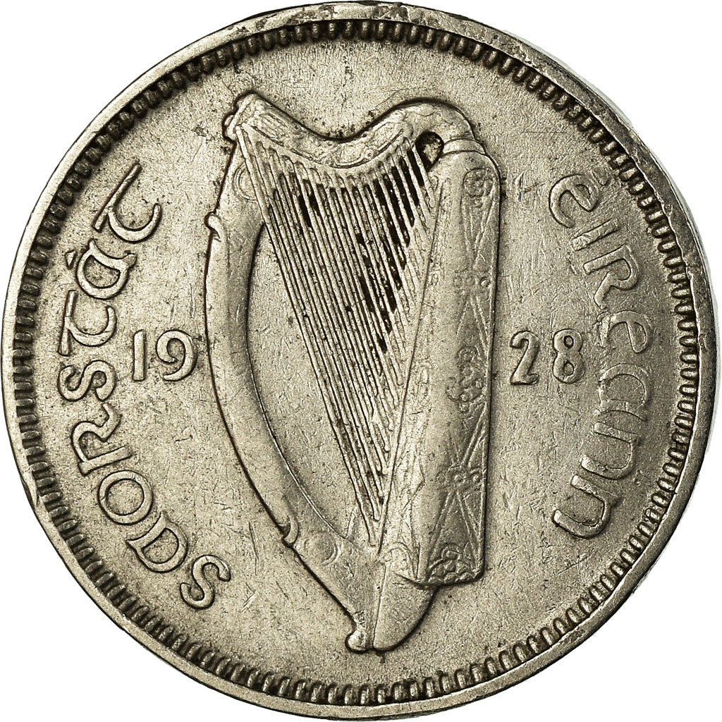 Coin, IRELAND REPUBLIC, 3 Pence, 1928, EF(40-45), Nickel, KM:4
