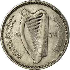 Coin, IRELAND REPUBLIC, 3 Pence, 1928, EF(40-45), Nickel, KM:4