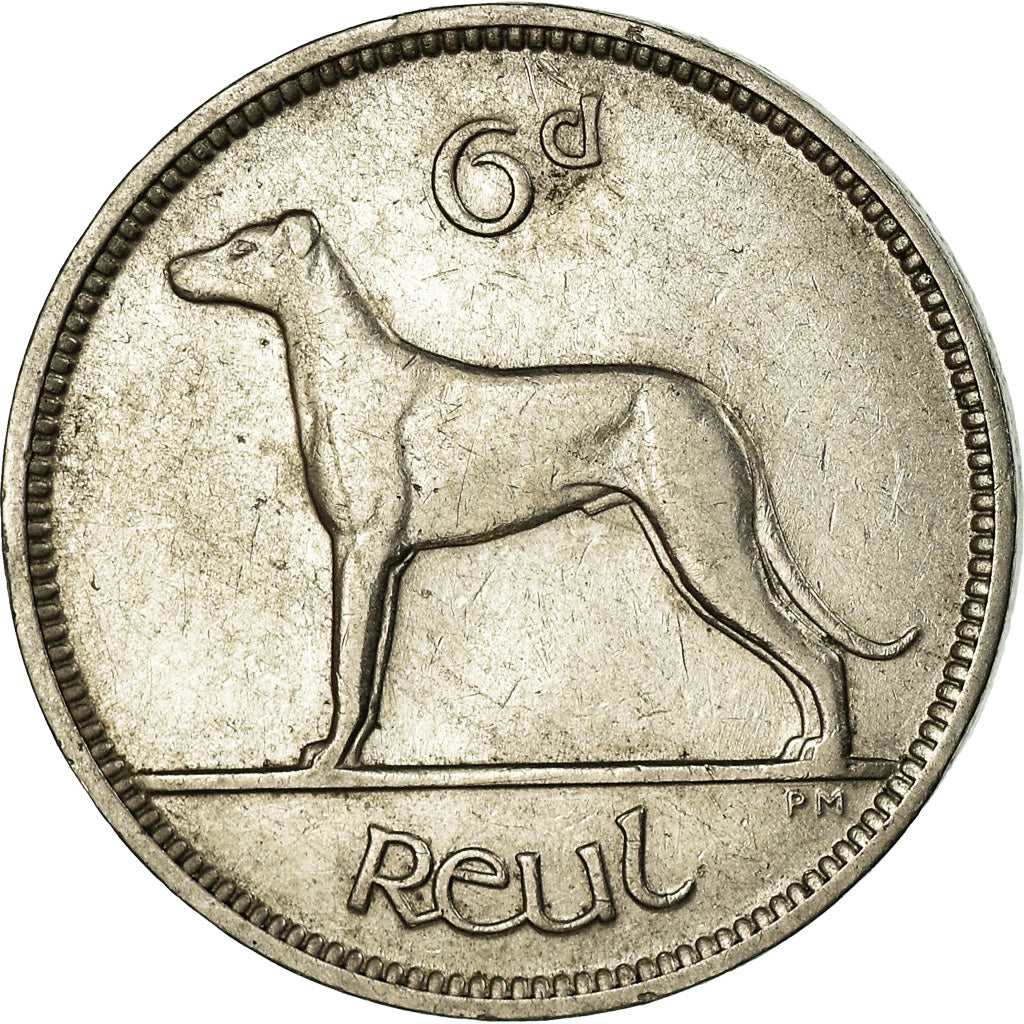 Coin, IRELAND REPUBLIC, 6 Pence, 1928, EF(40-45), Nickel, KM:5
