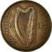 Coin, IRELAND REPUBLIC, Penny, 1928, EF(40-45), Bronze, KM:3