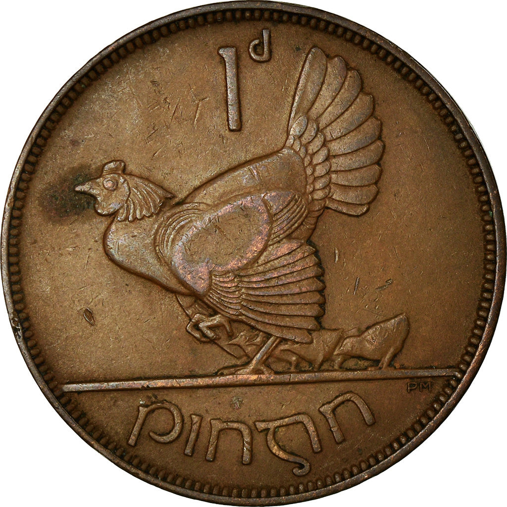 Coin, IRELAND REPUBLIC, Penny, 1937, EF(40-45), Bronze, KM:3