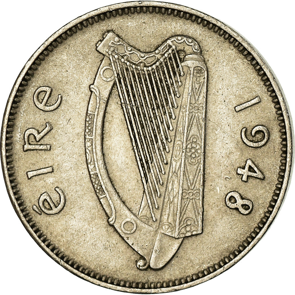 Münze, IRELAND REPUBLIC, 6 Pence, 1948, SS, Copper-nickel, KM:13a