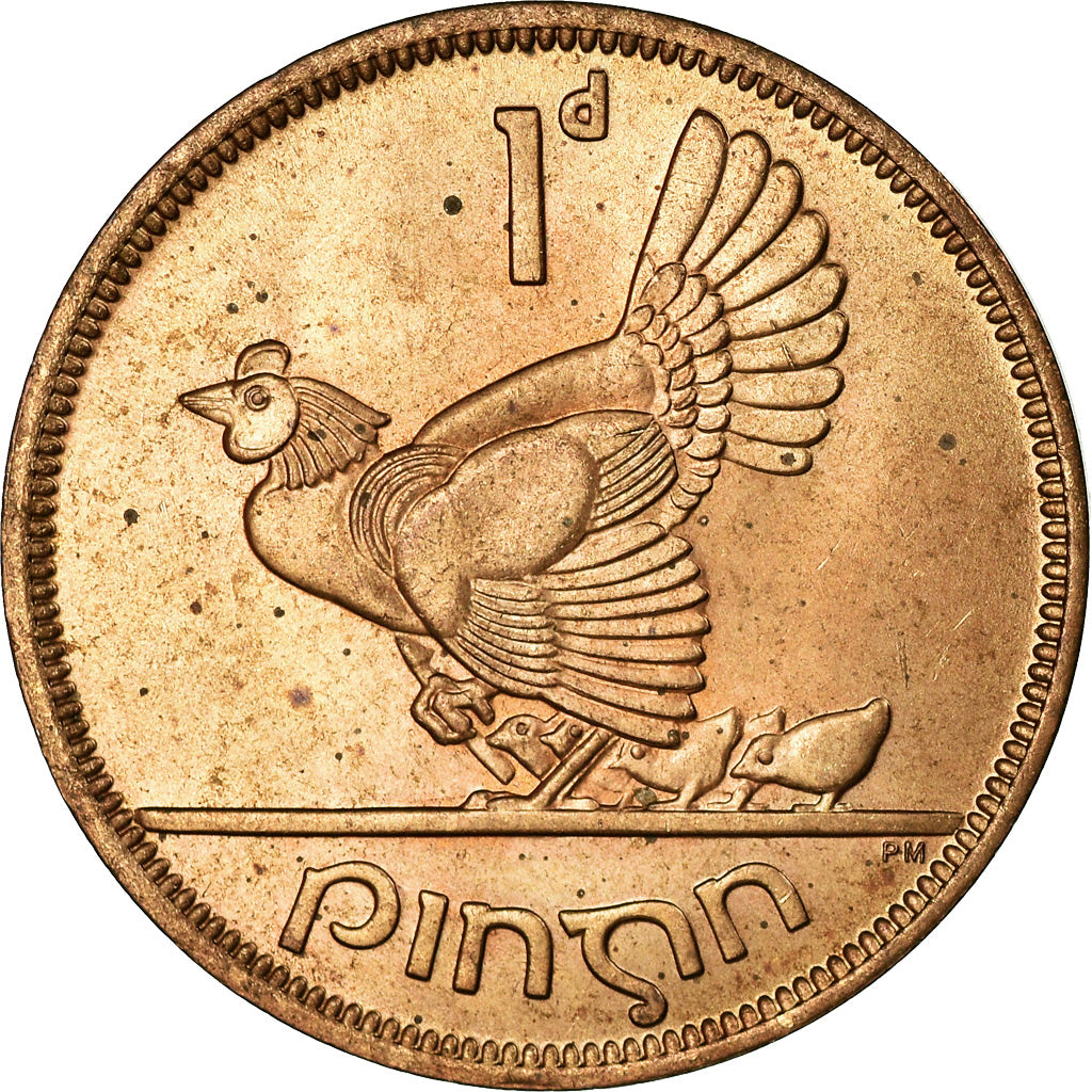 Coin, IRELAND REPUBLIC, Penny, 1952, MS(63), Bronze, KM:11